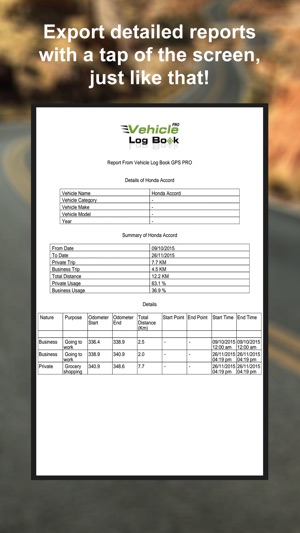 Vehicle Log Book GPS PRO(圖3)-速報App