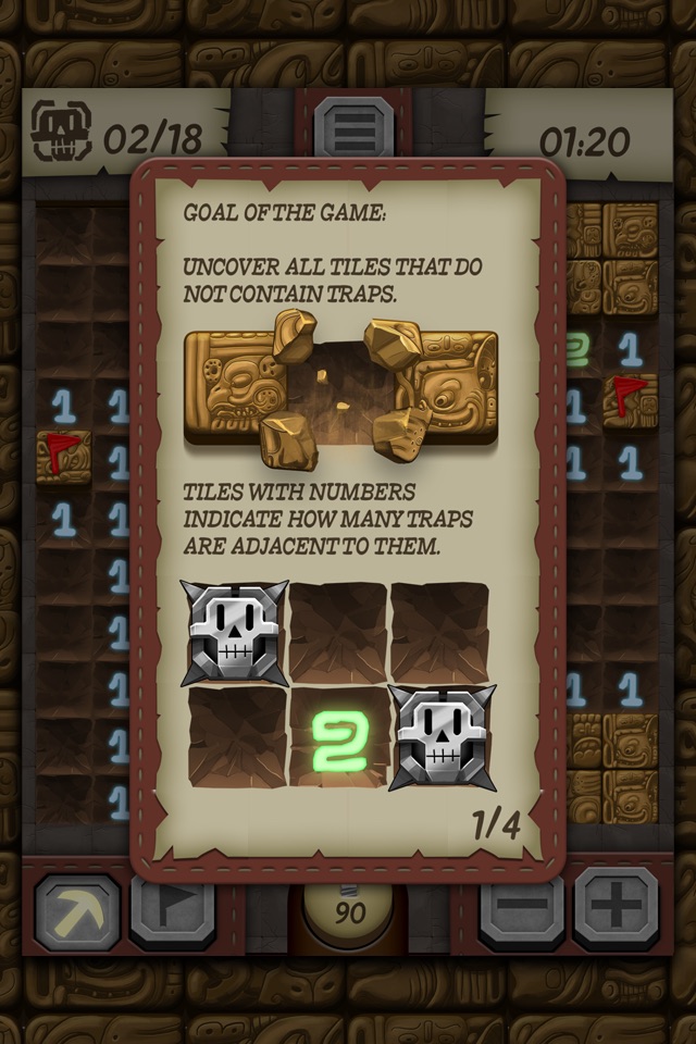 Temple Minesweeper - El Dorado Adventure with Mine Sweeper Gameplay screenshot 4