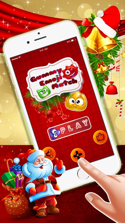 Gummy Emoji Crush : - A match 3 puzzle game for Christmas holiday season!