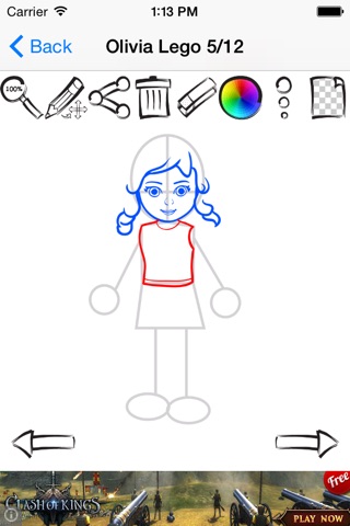 Learn To Draw Lego Friends Volume screenshot 2