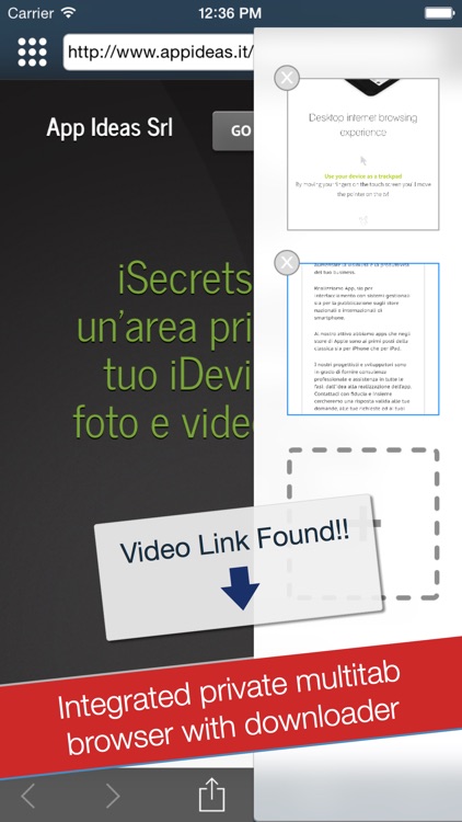iSecrets: Media Vault and private browser