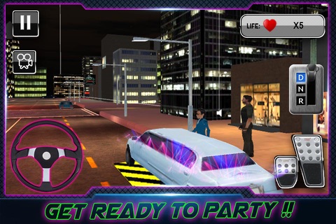 Modern Party Limo Driver: Driving Jumbo Simulator 3D screenshot 3