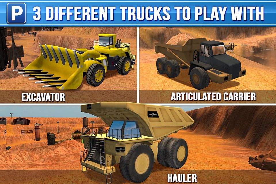 Mining Trucker Parking Simulator a Real Digger Construction Truck Car Park Racing Games screenshot 2