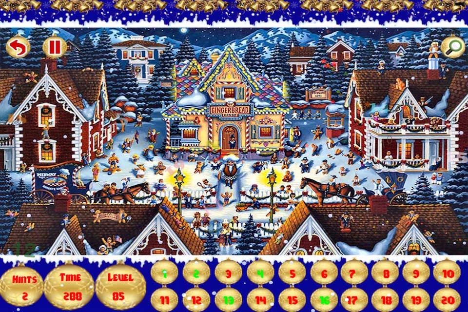 Hidden Numbers:Christmas Winter Hidden Objects screenshot 4