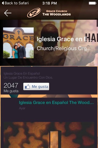 Grace en Español Woodlands screenshot 2