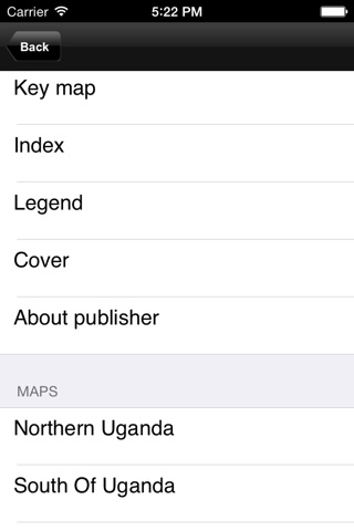 Уганда. Туристическая карта. screenshot 2