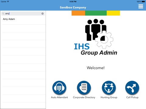 IHS Grp Admin screenshot 2