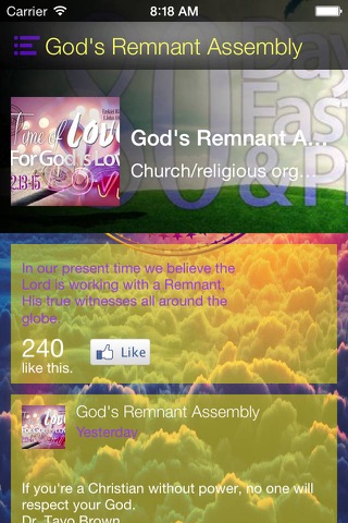 God's Remnant Assembly App screenshot 4