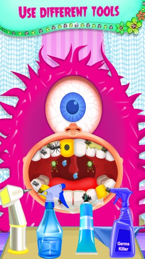 Monster Dentist Doctor - Free Fun Dental Hospital Games(圖4)-速報App