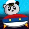 Cute Panda is back with super flying saucer