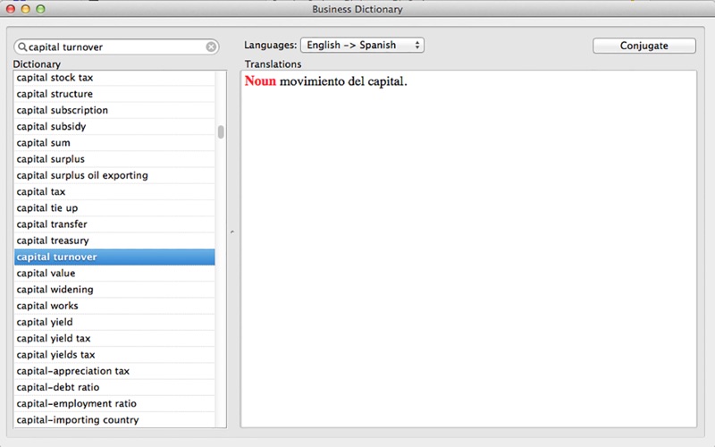 Spanish-English Business Dictionary (Offline) thumbnail 3