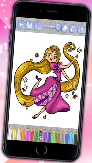 Paint Rapunzel Princess(圖2)-速報App