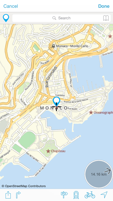 Nice and Monaco Compass : Offline Map Screenshot 2