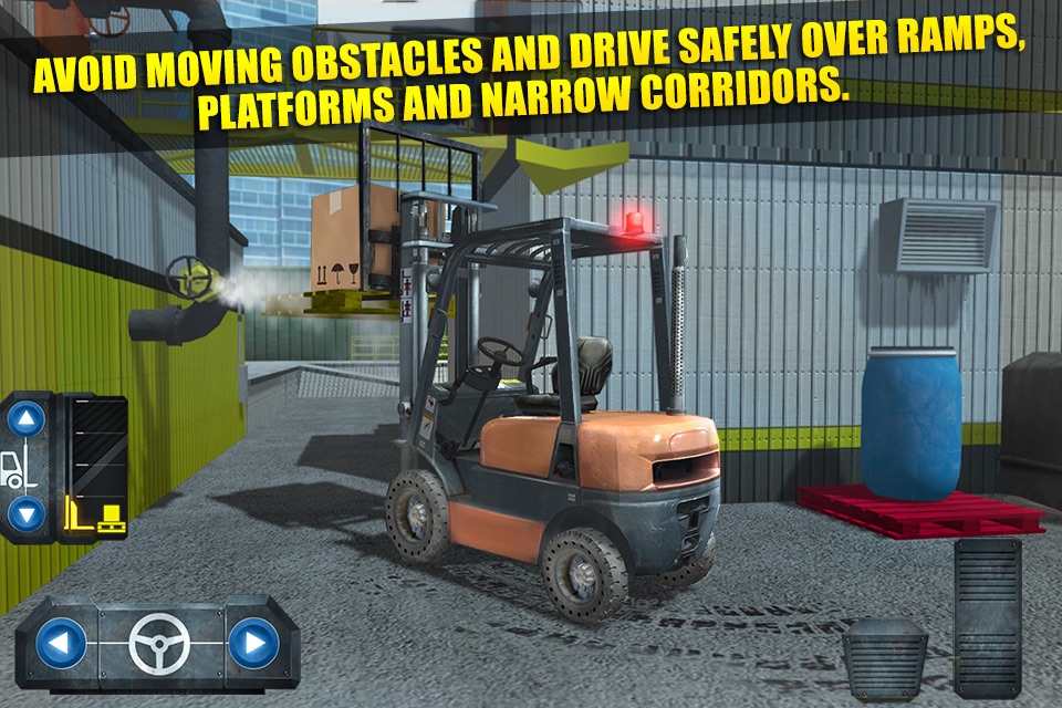 Fork Lift Truck Driving Simulator Real Extreme Car Parking Run screenshot 3