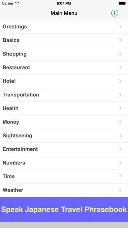 Speak Japanese Travel Phrasebook