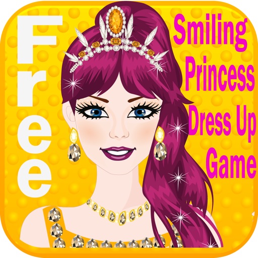 Smiling Princess Dress Up Game Icon