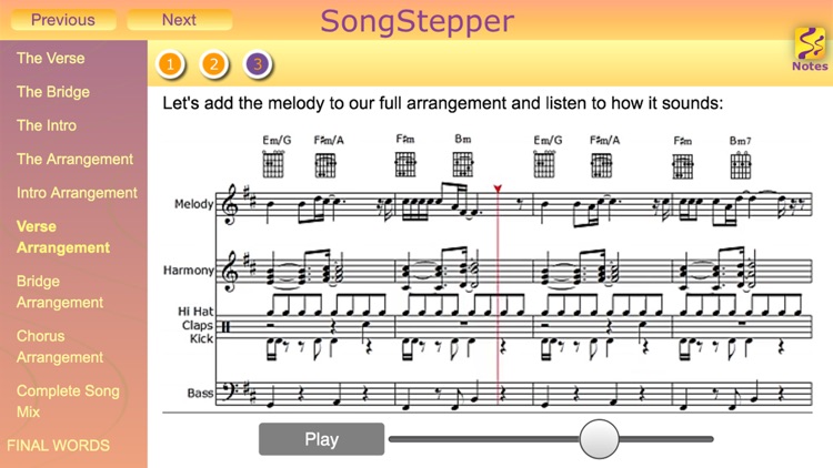 SongStepper Pro - Song Writing Made Easy