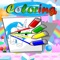 Coloring Kids Game for Unikitty lego Version