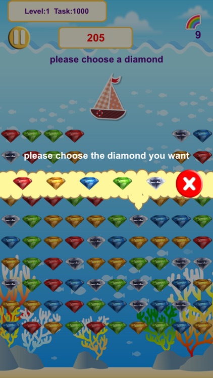 Sea Diamond - Crazy diamond stars pop crush game screenshot-4