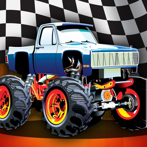 Pickup Monster Stunt Truck Rush - FREE - Extreme Obstacle Course Car Race Game Icon