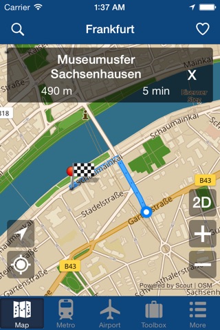 Frankfurt Offline Map - City Metro Airport screenshot 2