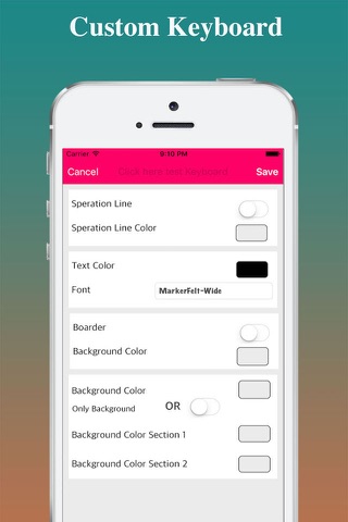 iKeyboard iColor screenshot 4