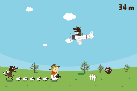 WolfBoyRun - Run away from the wolf!! screenshot 4