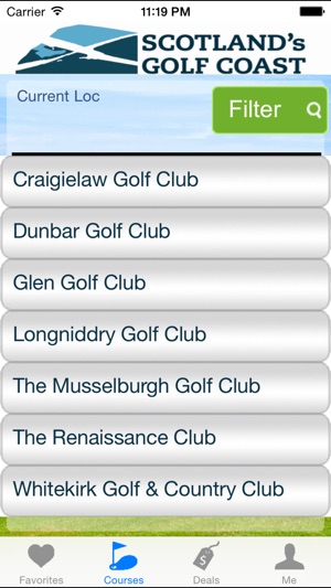 Scotland's Golf Coast Tee Times