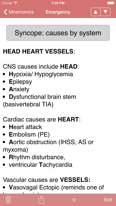 Med Mnemonics screenshot1