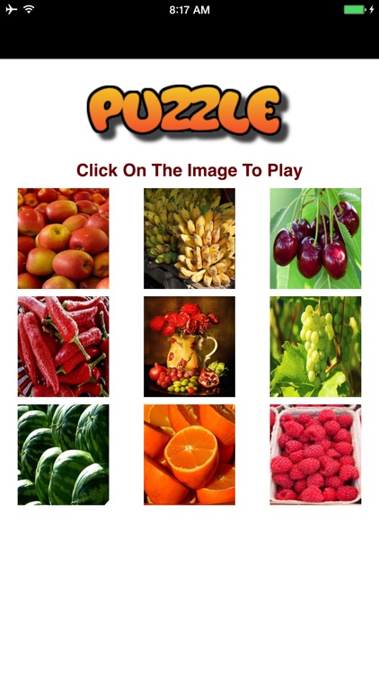 Free Fruits Jigsaw Puzzles