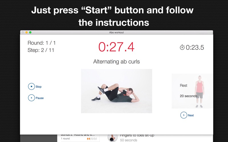【图】腹肌锻炼 – 私人教练每天六块培训锻炼和练习(截图3) 【图】腹肌锻炼 – 私人教练每天六块培训锻炼和练习(截图3)