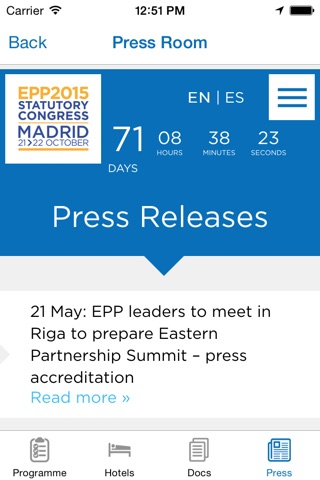 EPP Congress 2015, Madrid screenshot 4