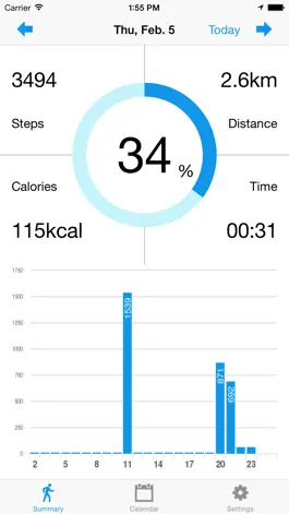 Game screenshot Steplog - Free Pedometer Step Counter & Walking Tracker hack