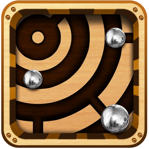Labyrinth Maze Retro Style Game - стальные шарики от тяжести игнорирует американские горки !