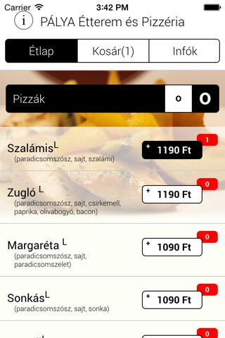 Zugló PÁLYA Étterem és Pizzéria screenshot 2