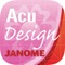 Janome’s AcuDesign Embroidery App allows you to purchase, edit, import and export designs from your iOS mobile device