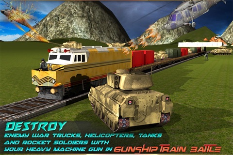 Gunship Train Army: Battle of Survival screenshot 4