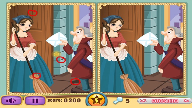 Cinderella Find the Differences - Fairy tale puzzle game for(圖4)-速報App