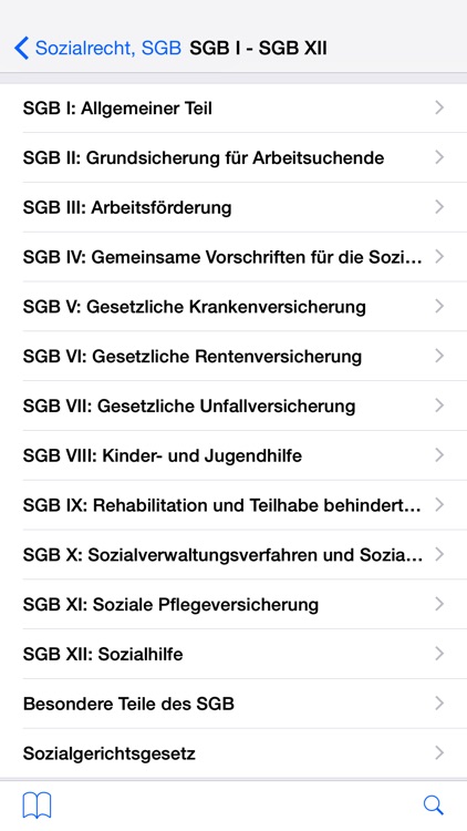 Sozialrecht, SGB