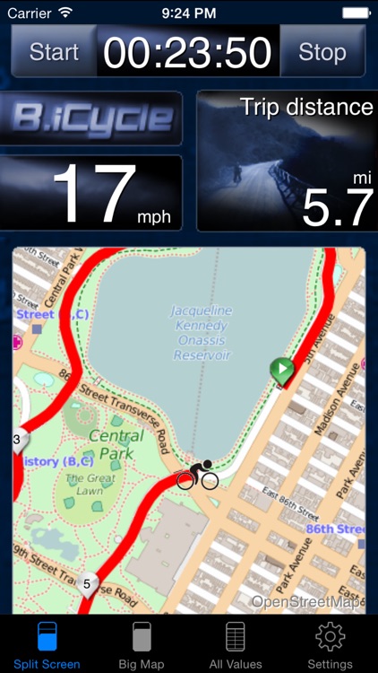 B.iCycle - GPS cycling computer for Road & Mountain Biking