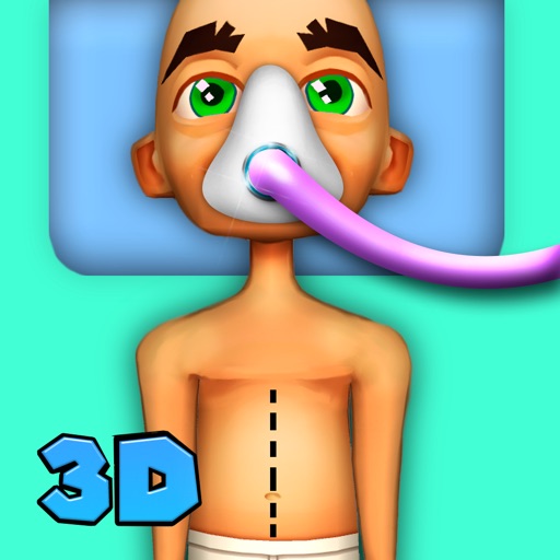 Crazy Doctor: Cartoon Surgery Simulator 3D Icon