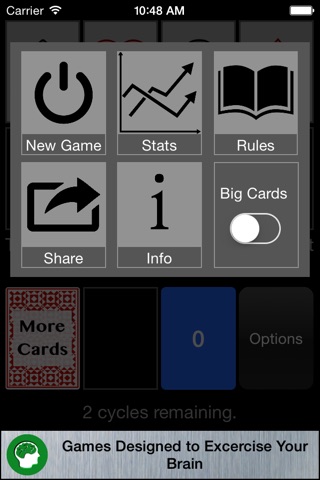 Four Stack Solitaire screenshot 4