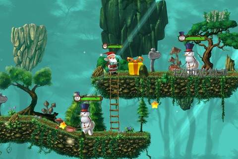 Superhero Santa - 2D Platformer Christmas Game With Santa Claus screenshot 3