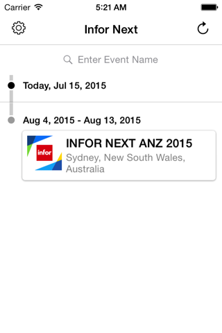 Infor Next ANZ 2015 screenshot 2