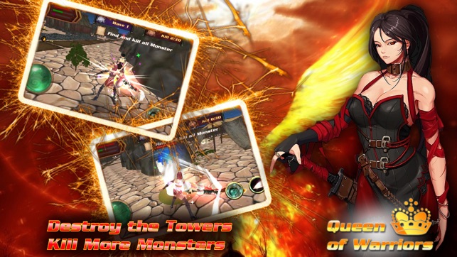 Queen Of Warriors: Heroes 3D RPG(圖4)-速報App