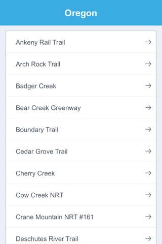 Oregon National Recreation Trails screenshot 2