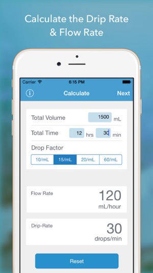 Drops - Your IV Drip Rate Companion