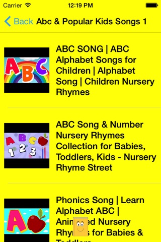 ABC 123 Nursery Rhymes and Songs screenshot 4