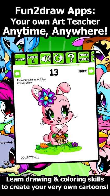 Fun2draw™ Animals Lv3 - How to Draw & Color Stylish Pretty Kawaii Animal Characters screenshot-3