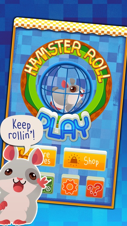 Hamster Roll - Cute Pet in a Running Wheel Platform Game screenshot-4